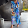 Dianna | Elegantes V-Ausschnitt Kleid