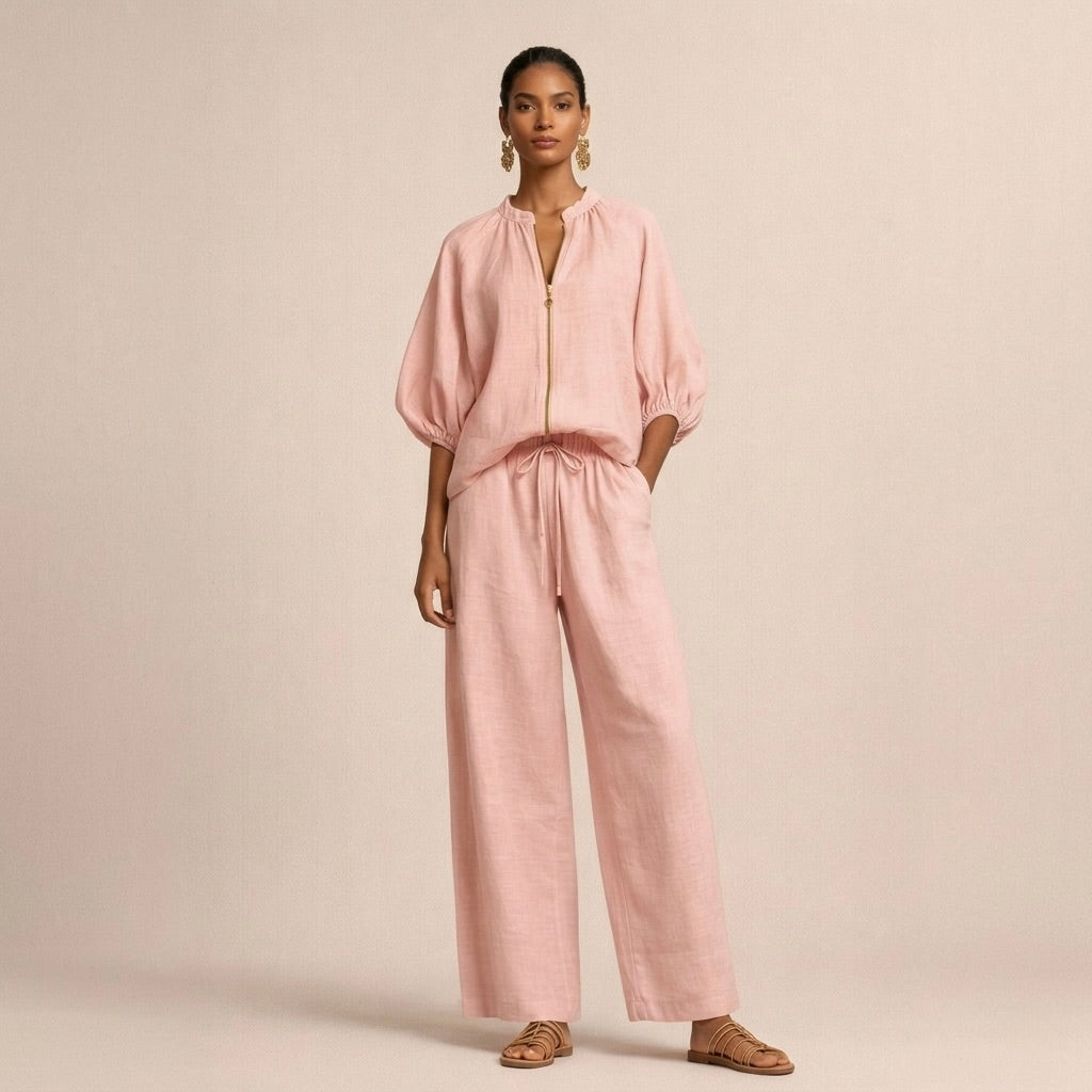Adeline | Lässiges Set mit Zip-Verschluss