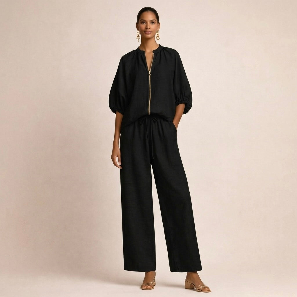 Adeline | Lässiges Set mit Zip-Verschluss