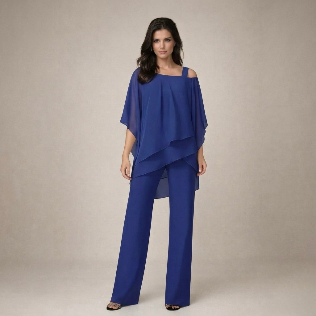 Clara | Elegantes Set mit Schichtenbluse