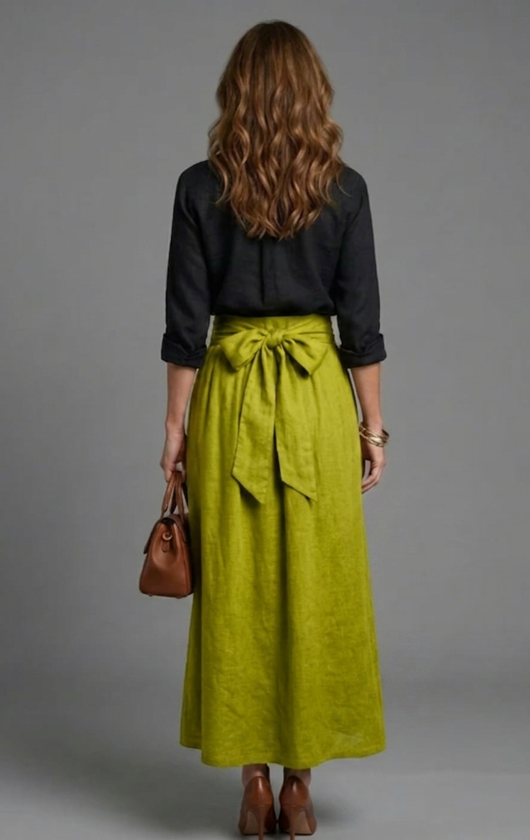 Vera | Blouse and Midi Skirt Set
