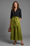 Vera | Blouse and Midi Skirt Set