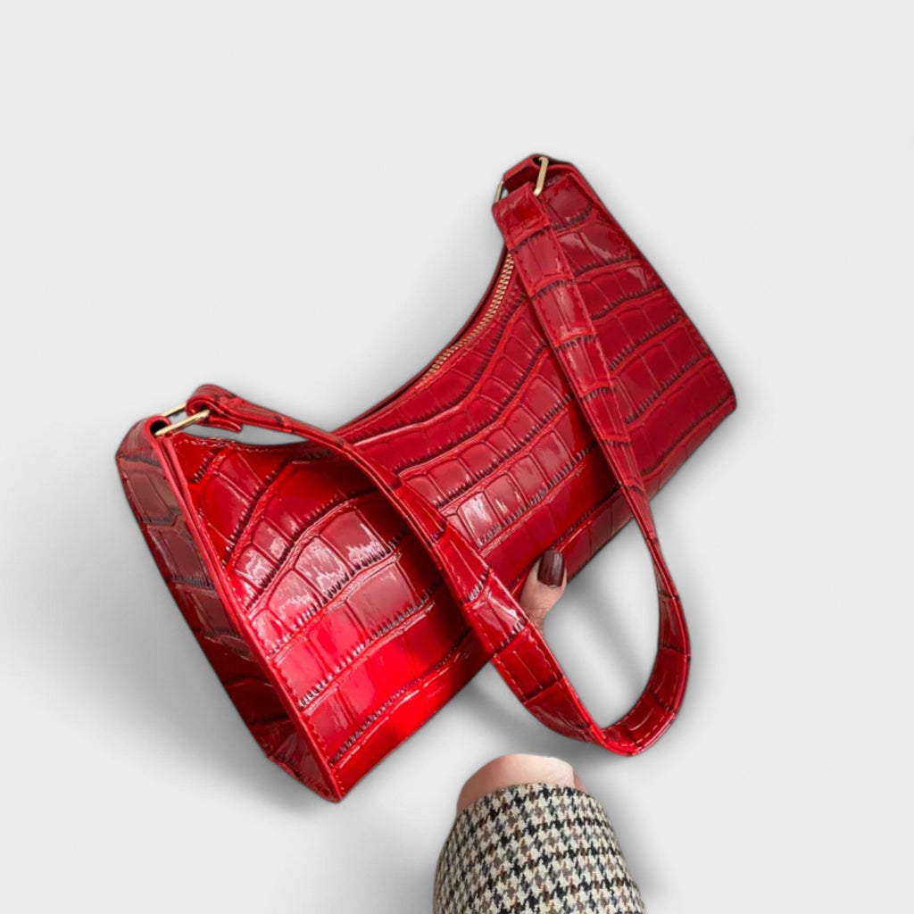 Olivia - Strahlende Lederhandtasche