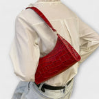 Olivia - Strahlende Lederhandtasche
