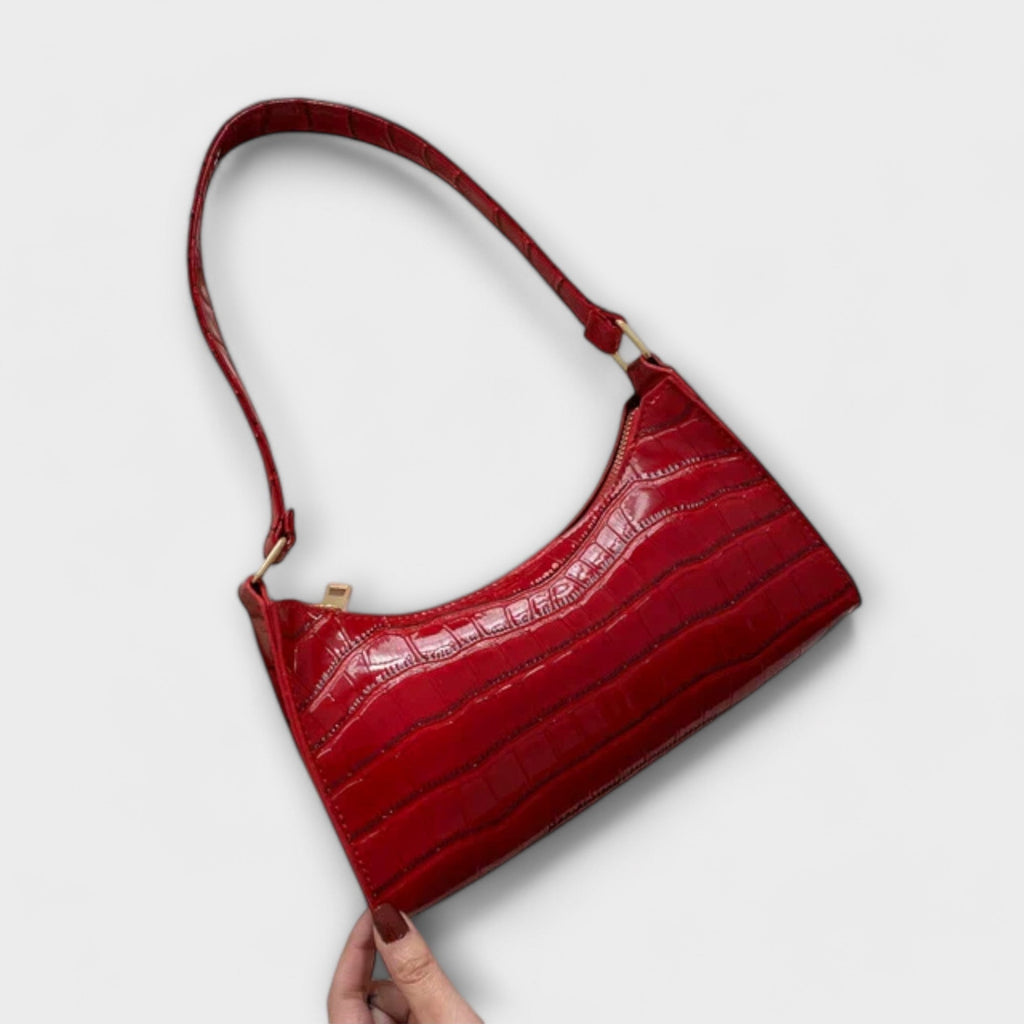 Olivia - Strahlende Lederhandtasche