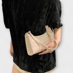 Olivia - Strahlende Lederhandtasche