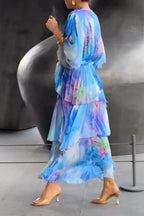 Dianna | Elegantes V-Ausschnitt Kleid