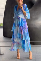 Dianna | Elegantes V-Ausschnitt Kleid