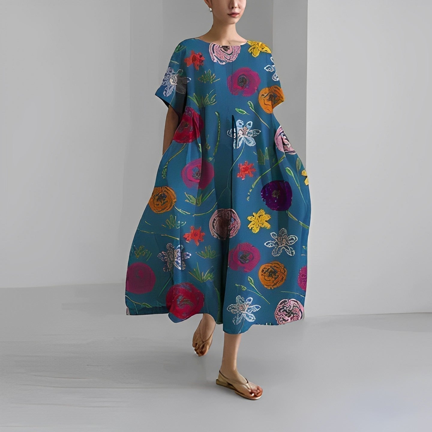 Daisey | Maxikleid mit Lockerem Schnitt