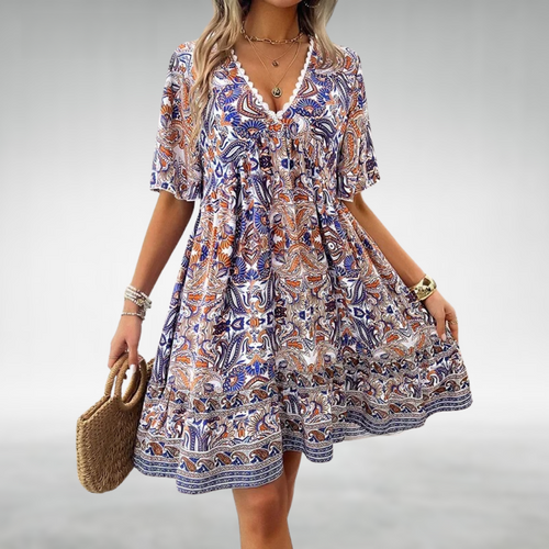 Adriana | Kleid mit Paisley-Muster