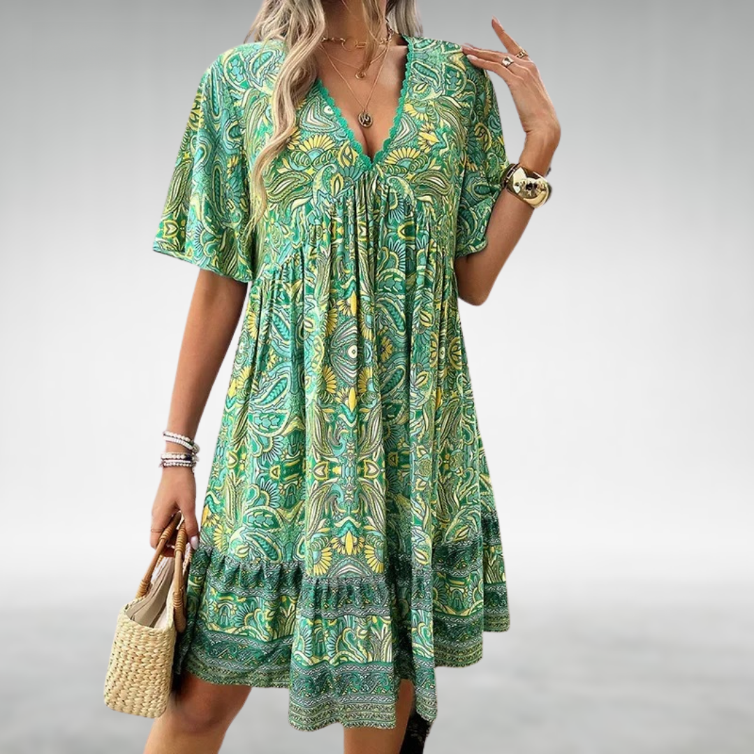Adriana | Kleid mit Paisley-Muster