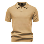 August | Casual Textured Polo Shirt
