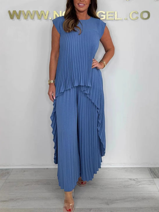 Mexie – Stilvolles Plissee-Co-Ord-Set