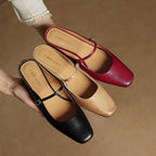 Meyra Leather Slide Sandals