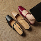 Meyra Leather Slide Sandals