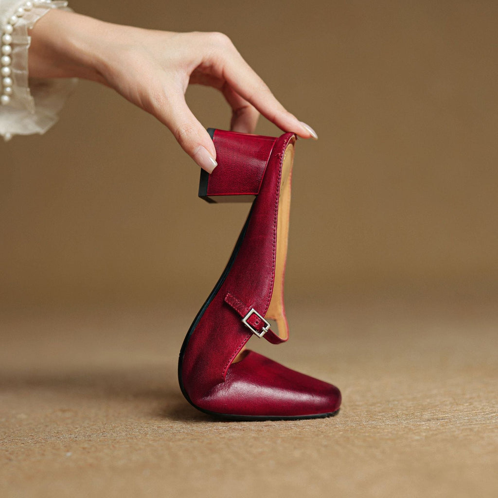 Meyra Leather Slide Sandals