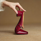 Meyra Leather Slide Sandals