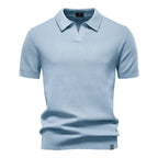 August | Casual Textured Polo Shirt