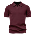 August | Casual Textured Polo Shirt