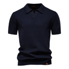 August | Casual Textured Polo Shirt