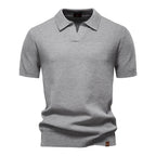 August | Casual Textured Polo Shirt