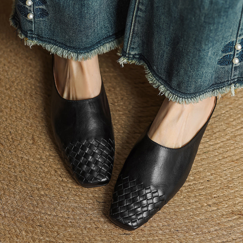 Viola Echtes Leder Pantoletten