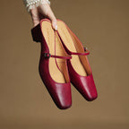 Meyra Leather Slide Sandals