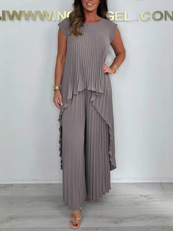 Mexie – Stilvolles Plissee-Co-Ord-Set