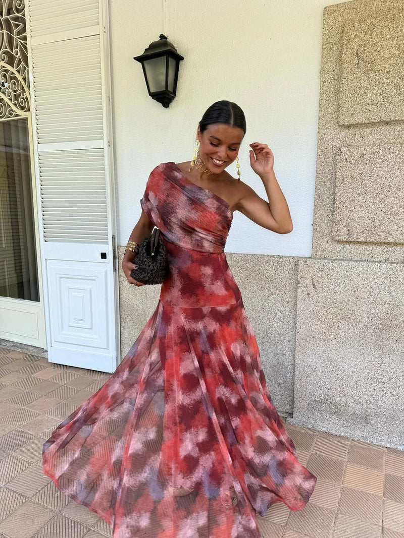 Camila | Elegantes Mesh-Maxikleid