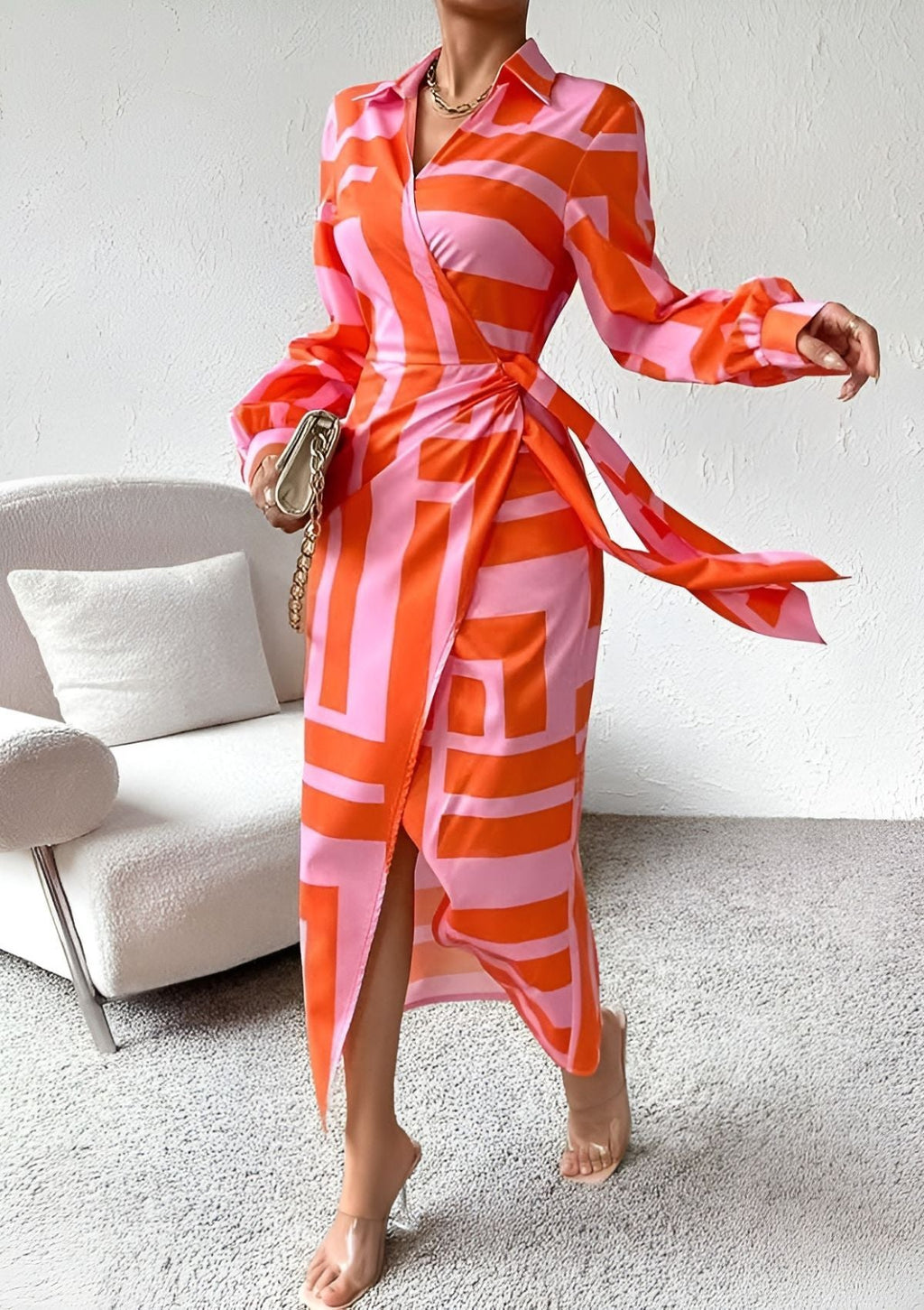 Ollivia | Figurbetontes Hemdkleid