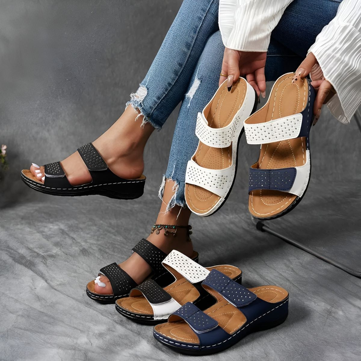 Aurelia | Elegante Orthopädische Sandalen für Komfort und Stil