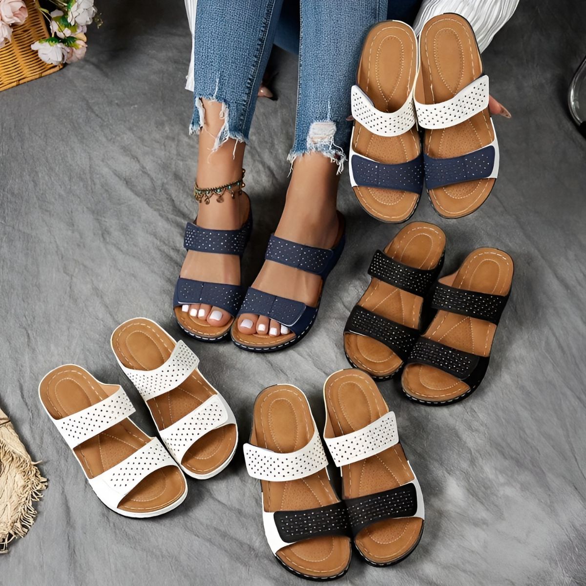 Aurelia | Elegante Orthopädische Sandalen für Komfort und Stil