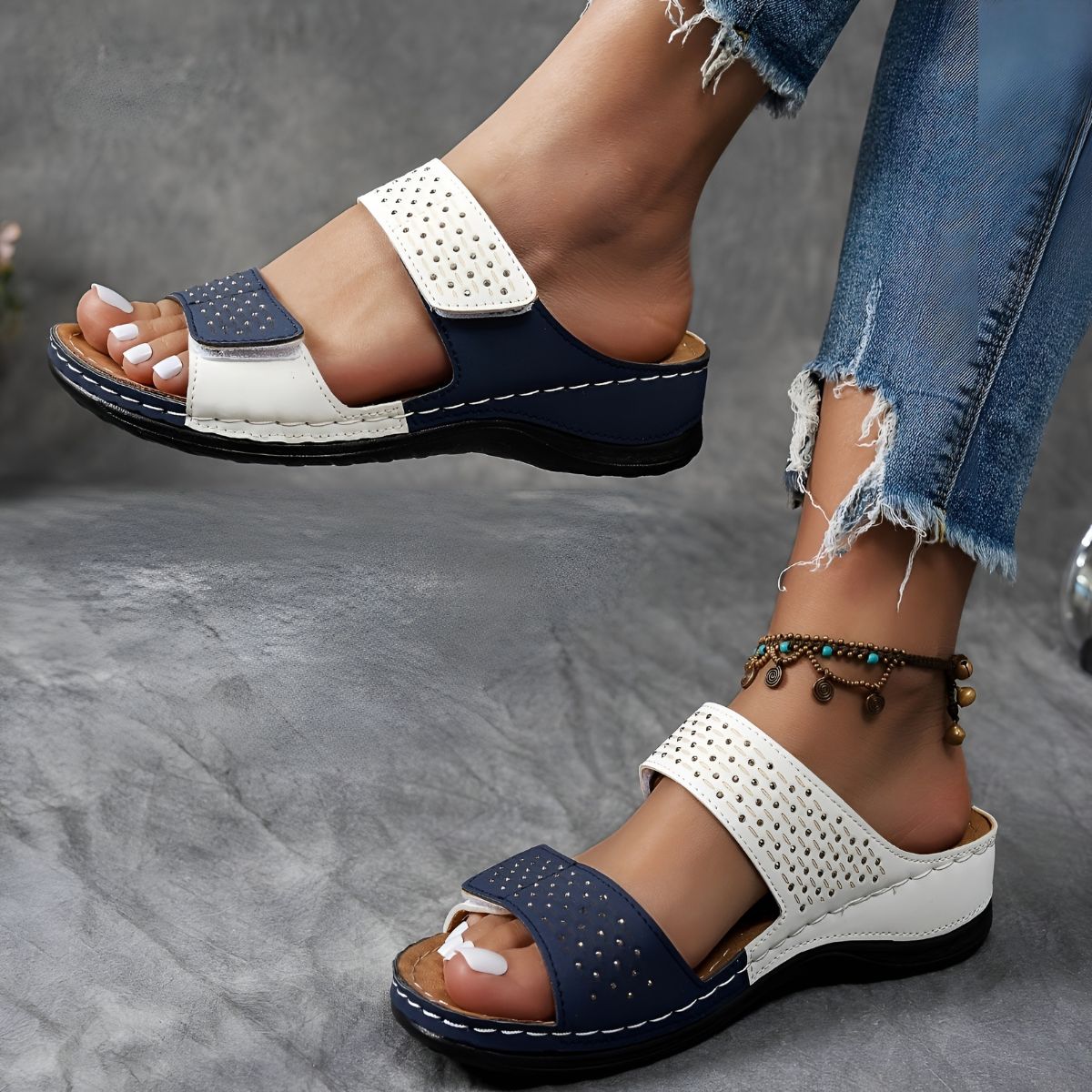 Lynn - Stilvolle Orthopädische Sandalen