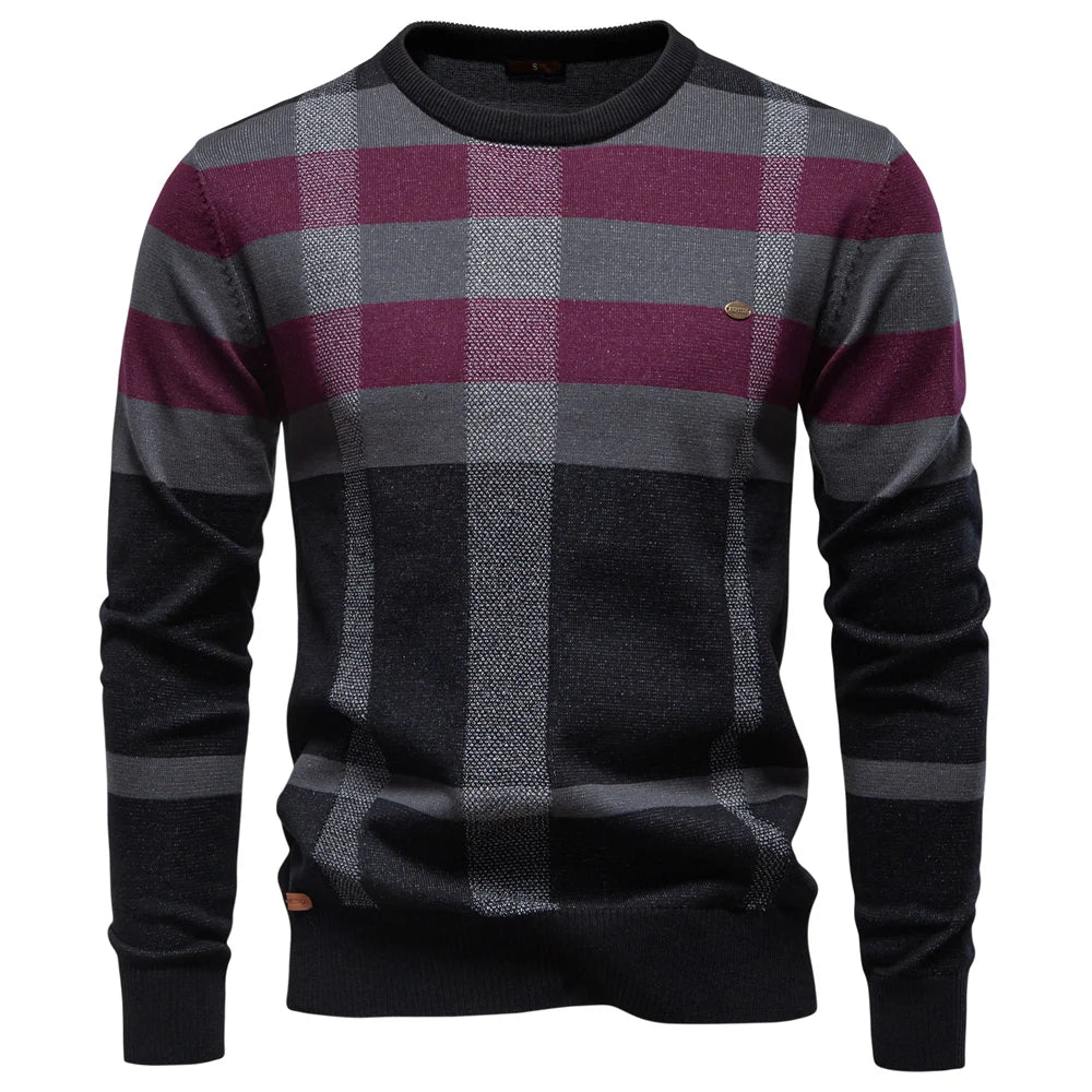 Rosenfeld | Herrenpullover im Diamantmuster
