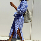 Nicolia | Streifenmuster Kleid