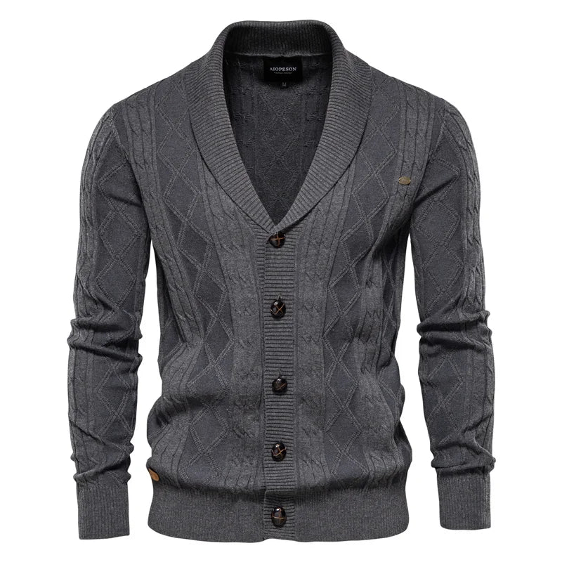 Waldemar | Herren Strickjacke mit Knopfleiste