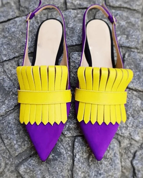 Offene Fersen Pumps