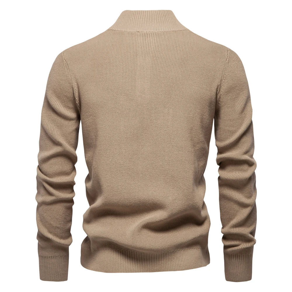 Konrad | Eleganter Herrenpullover mit Knopfdetails