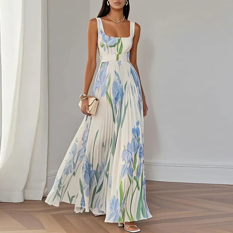 Oriah | A-Line Floral Maxi Dress