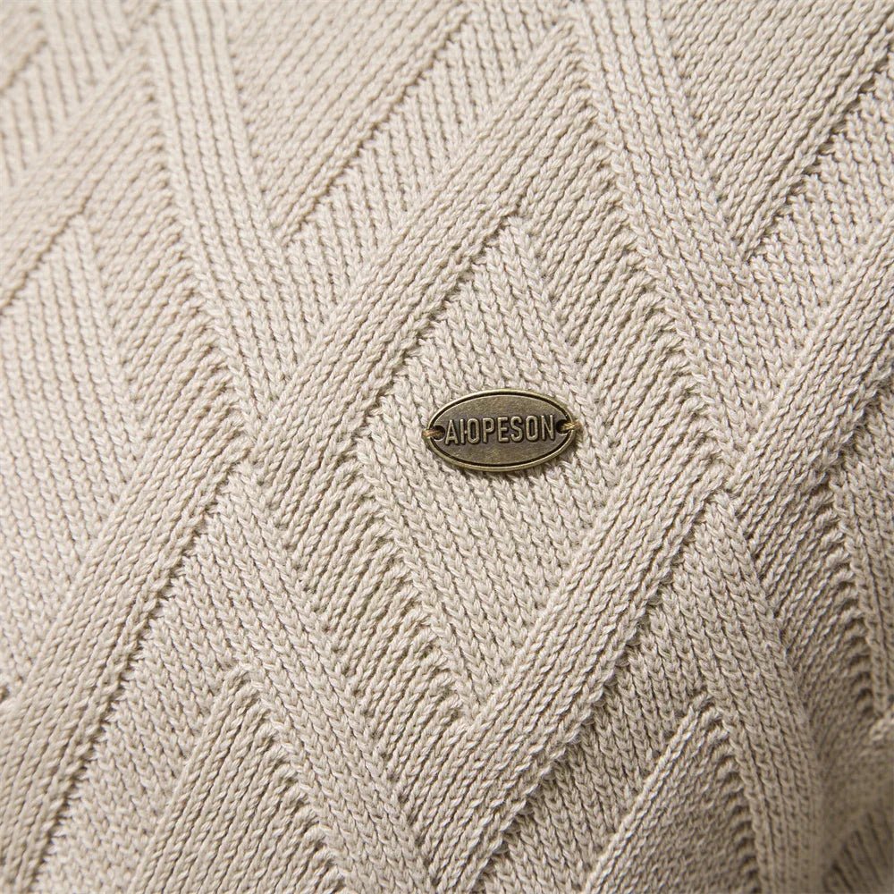 Theodor | Herrenpullover im Rautendesign