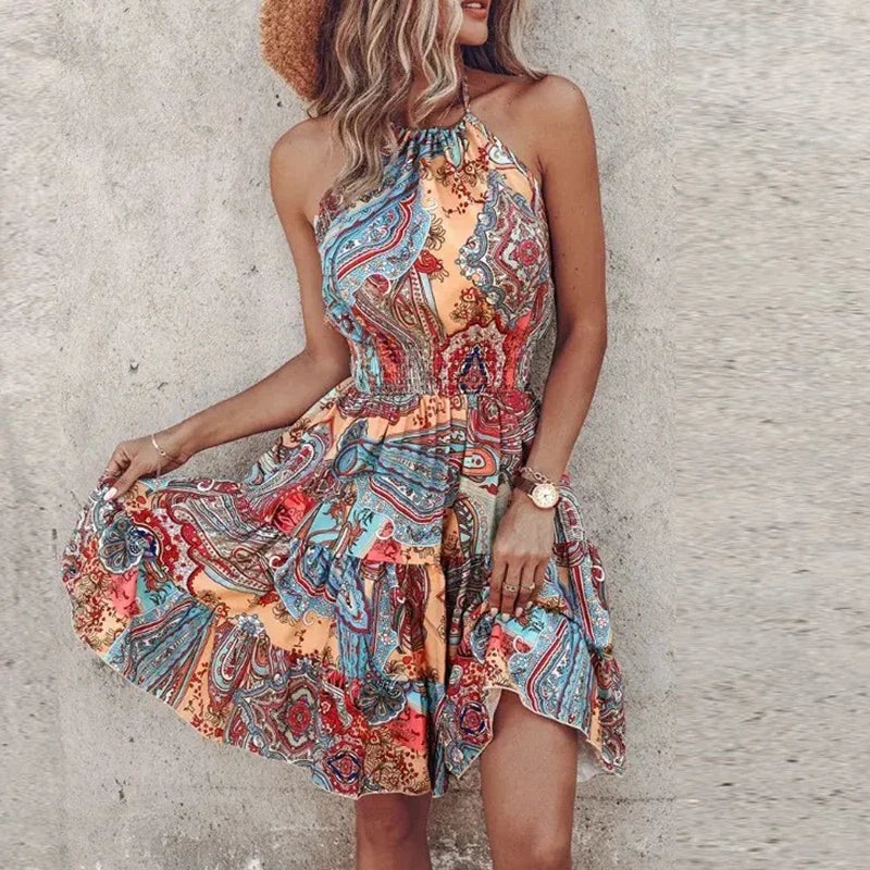 Loxlie | Rückenfreies Kleid für einen eleganten Look