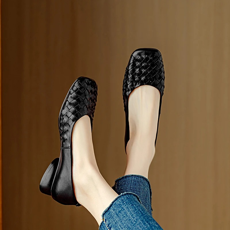 Marcelle Leather Ballet Flats