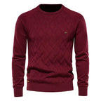 Theodor | Herrenpullover im Rautendesign
