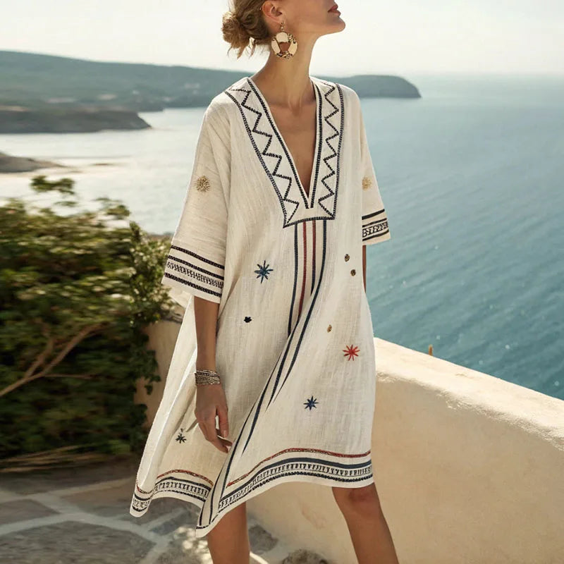 Naomi - Stilvolles und vielseitiges Strandkleid für sonnige Sommertage