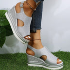 Ines | Bequeme Keilsandalen für entspannte Tage