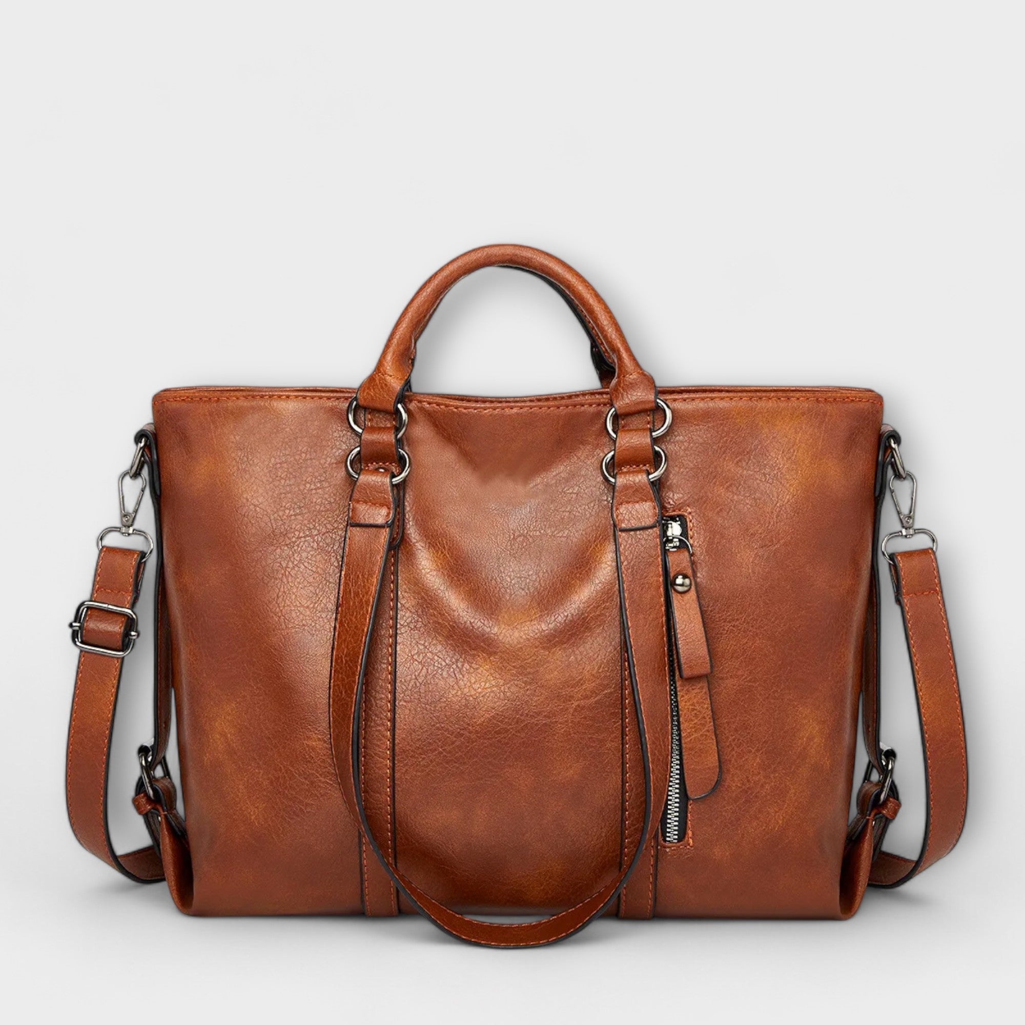 Olivia - Geräumige Ledertasche