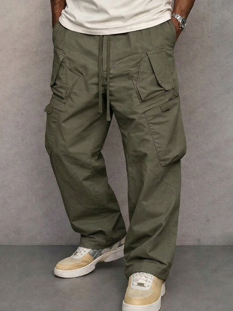 Leo - Straight Fit Utility Cargo Pants
