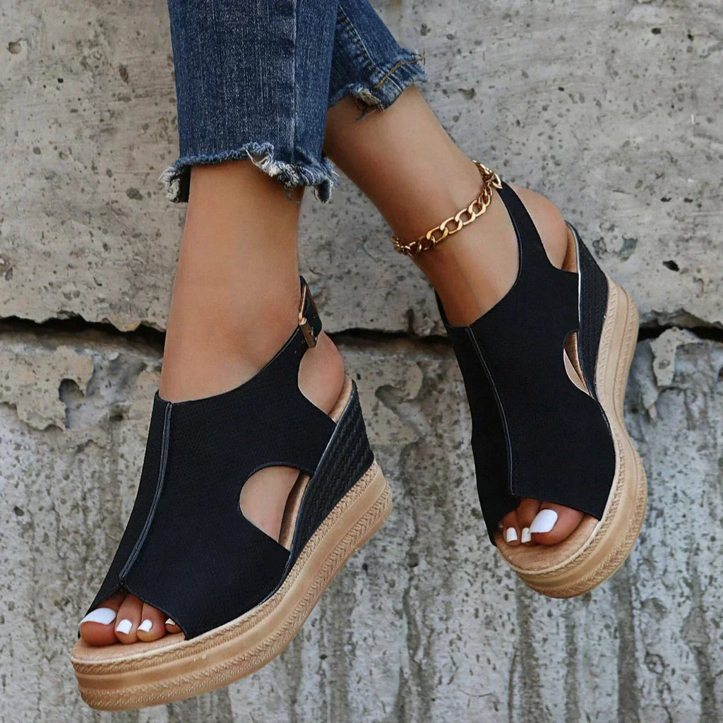 Ines | Bequeme Keilsandalen für entspannte Tage
