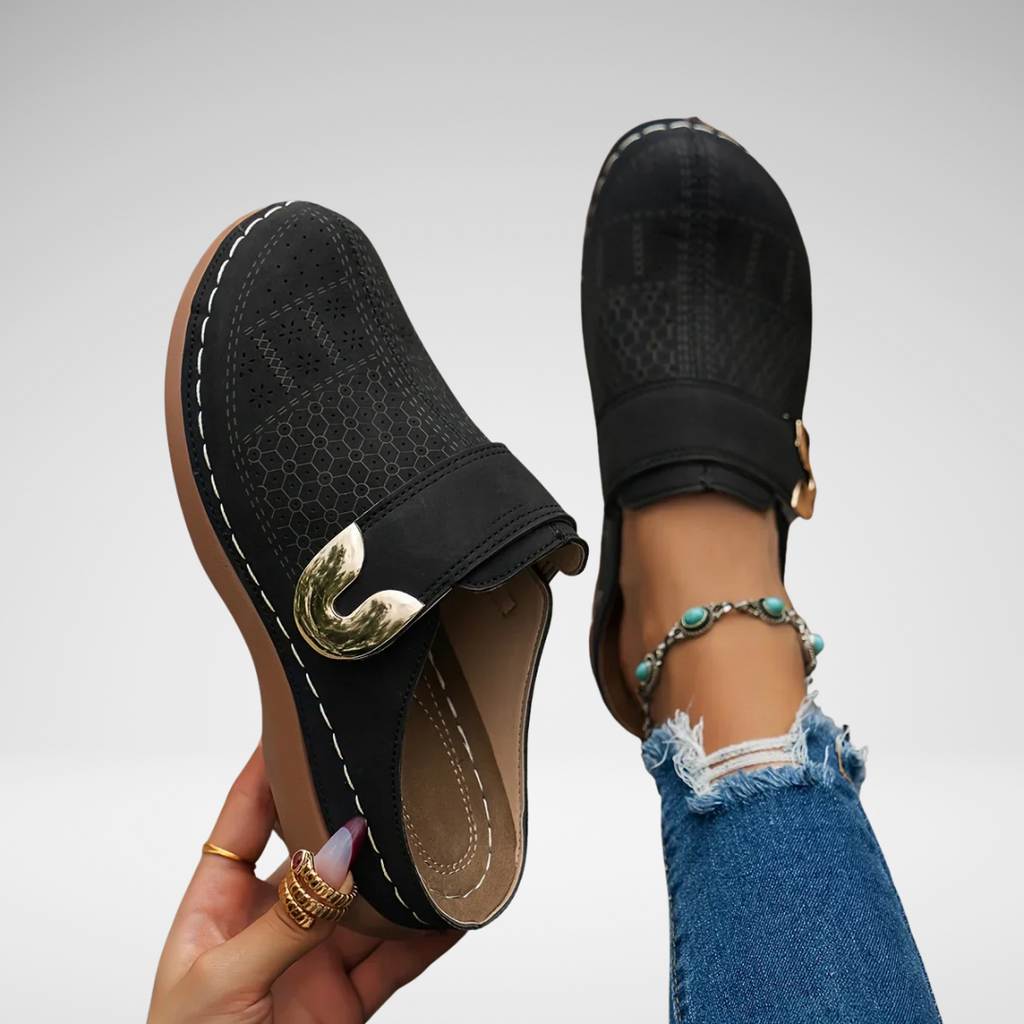 Elva | Elegante Stützsandalen mit Keilabsatz