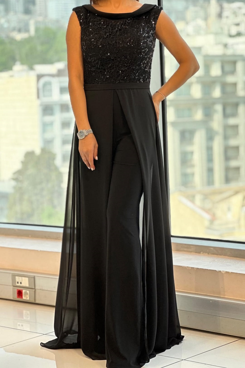 Avalon – Stilvoller ärmelloser Jumpsuit